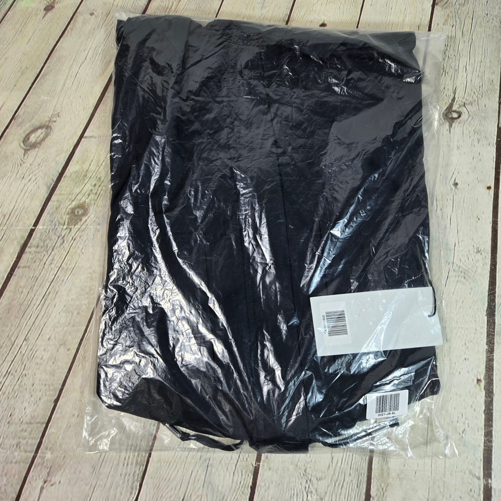 Girlfriend Collective Black Heidi Windbreaker Cropped Hooded Jacket XL NWT - Picture 10 of 11